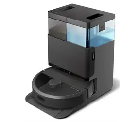 iRobot Roomba PLUS 405 Combo + AutoWash Dock schwarz / Roboterstaubsauger / WLAN / Saugen & Wischen / 5000 mAh
