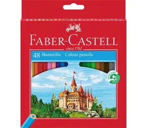 Faber-Castell - Sechseckige Buntstifte - 48 Stk