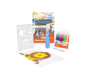 Peach Airbrush-Set - PO150 / Set Airbrush-Marker + Schablone