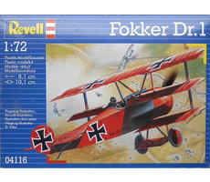 Revell Fokker Dr. 1 / Plastikmodell / 1:72 / Anzahl Teile 37 / Altersempfehlung: ab 10 Jahren