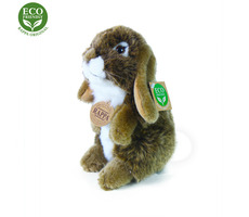 Rappa Brauner Plüschhase stehend 18 cm / UMWELTFREUNDLICH / ab 0 Monaten