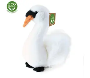 Rappa Plüschvogel Schwan sitzend 23cm / UMWELTFREUNDLICH / ab 0 Monaten