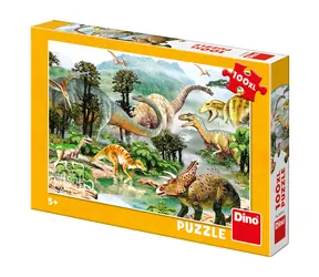 Dino Leben der Dinosaurier - NEU / 100 Teile / XL / ab 5 Jahren