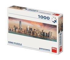 Dino Manhattan at Dusk 1000 Panorama Puzzle / 1000 Teile / ab 15 Jahren
