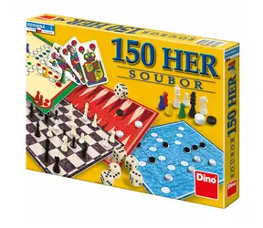 Dino -Set mit 150 Spielen / Spieldauer: 20 Minuten / Anzahl der Spieler: ab 1 / ab 6 Jahren