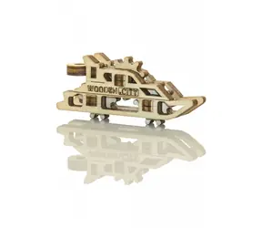 Wooden City 3D-Puzzle Schiffsanhänger / 28 Teile / ab 14 Jahren