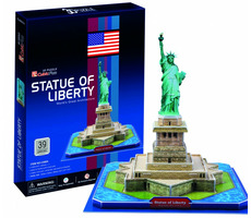 CubicFun 3D-Puzzle Freiheitsstatue / 39 Teile / Schwierigkeit: 4