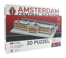 Nanostad: 3D-Puzzle Amsterdam Hauptbahnhof / 81 Teile