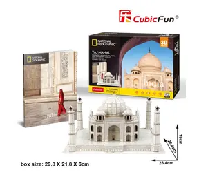 CubicFun 3D-Puzzle National geographic - Taj Mahal / 87 Teile / 28,4 x 28,4 x 18 cm
