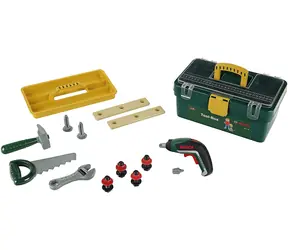Theo Klein 8609 BOSCH Werkzeugkoffer mit Ixolino II und Zubehör / ab 3 Jahren