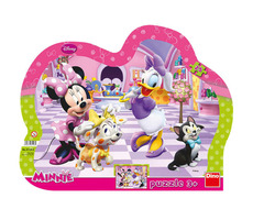 Dino MINNIE & PETS - Konturpuzzle / 25 Teile / ab 3 Jahren