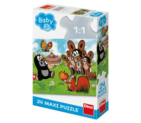Dino MOLE: Geburtstag / 24 Stück / MAXI / ab 2 Jahren