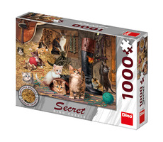 Dino Secret Cats - Secret Collection / 1000 Stück / ab 15 Jahren