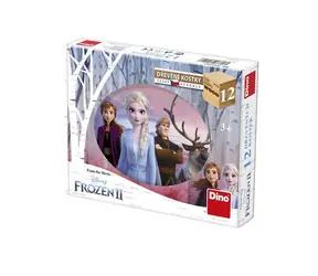 Dino Frozen II / Würfel aus Holzwürfeln / 12 Stück / ab 3 Jahren