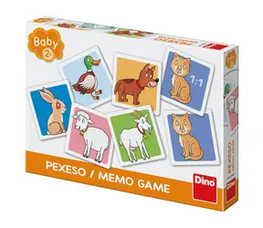 Dino Pexeso - Baby-Haustiere / Spieldauer: 20 Min. / Spieleranzahl: 2-4 / ab 2 Jahren