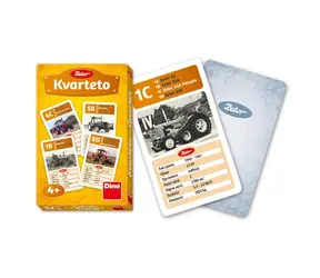 Dino Cards - Zetor - Quartett / Spieleranzahl: 3-6 / ab 4 Jahren
