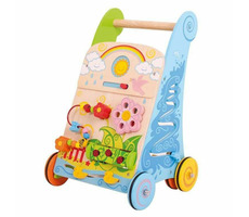 Bigjigs Baby Holz-Lauflernwagen Garten / ab 12 Monaten
