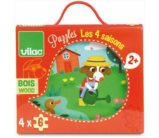 Vilac Holzpuzzle 4 Jahreszeiten / ab 2 Jahren