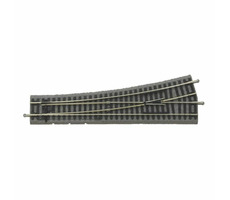 Piko 55420 Weiche WL einzeln (G239|R9) links mit Sockel / Maßstab: H0 (1:87) / Winkel: 15° / ab 14 Jahren 