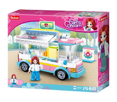Sluban Girls Dream M38-B0797 Krankenwagen / Lego - kompatibel / Anzahl Figuren|Teile: 1|195 / ab 6 Jahren