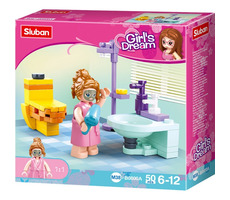 Sluban Girls Dream M38-B0800A Badezimmer / Lego - kompatibel / Anzahl Figuren|Teile: 1|50 / ab 6 Jahren