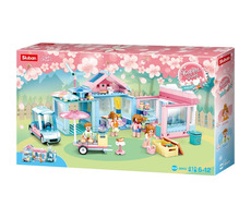 Sluban Girls Dream M38-B0822 Unser neues Haus / Lego - kompatibel / Anzahl Figuren|Teile: 4|410 / ab 6 Jahren