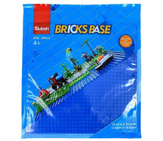 Sluban Bricks Base M38-B0833E Grundplatte 32x32 blau / Lego kompatibel / ab 6 Jahren