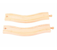 Bigjigs Rail Gebogene Schienen 22cm 2Stk / ab 3 Jahren