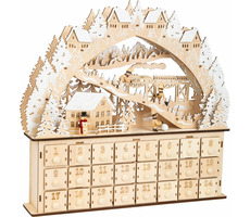 Small Foot Adventskalender Skifahrer