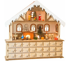 Small Foot Holz-Adventskalender Magisches Weihnachtshaus