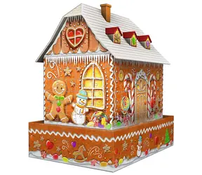 Ravensburger 3D Puzzle Lebkuchenhaus / 216 Teile / 19 x 29,5 x 27,5 cm / ab 8 Jahren  