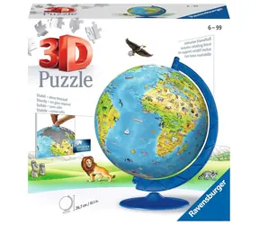 Ravensburger 3D Puzzle Kinderglobus / 180 Teile / ab 6 Jahren