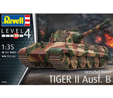 Revell Tiger II Ausf. B / Plastikmodell / 1:35 / Anzahl Teile 331 / Schwierigkeit 4 / ab 12 Jahren
