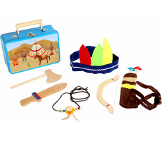 Small Foot Kinderkoffer Indianer-Set / ab 3 Jahren