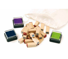 Small Foot Kinderstempel Alphabet aus Holz / ab 3 Jahren