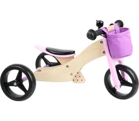Small Foot Holzwippe Trike 2 in 1 rosa / ab 12 Monaten
