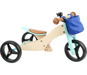Small Foot Wooden Trike 2 in 1 Laufrad türkis / ab 12 Monaten
