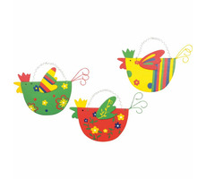 Small Foot Farbige Holzhühner 3 Stück / ab 3 Jahren