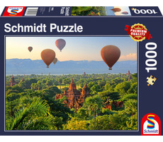 Schmidt Puzzle Heißluftballons über Mandalay / 1000 Teile / ab 12 Jahren