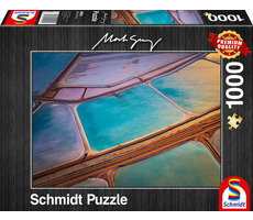 Schmidt Puzzle Pastelle / 1000 Teile / ab 12 Jahren