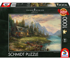 Schmidt Puzzle Ausflug in die Berge / 1000 Teile / ab 12 Jahren