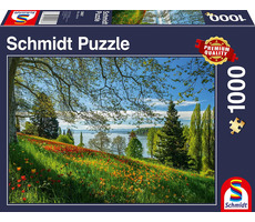 Schmidt Puzzle Tulpenfeld - Insel Mainau / 1000 Teile / ab 12 Jahren