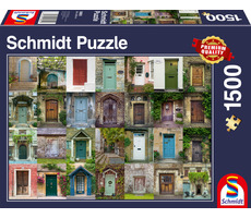 Schmidt Puzzle Türcollage / 1500 Teile / ab 12 Jahren