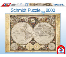 Schmidt Puzzle Historische Weltkarte / 2000 Teile / ab 12 Jahren