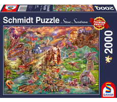 Schmidt Puzzle Drachenschatz / 2000 Teile / ab 12 Jahren
