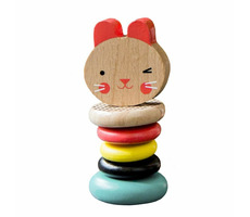 Petit Collage Holzrassel Hase / ab 6 Monaten