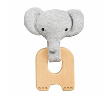 Beißring Petit Collage Elephant / ab 0 Monaten