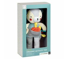 Petit Collage Teddybär mit Beißring / ab 0 Monaten