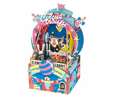 Robotime 3D-Jukebox-Puzzle Kleiner Zirkus / ab 14 Jahren / 92 Teile / Schwierigkeit: mittel