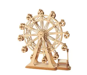 Robotime Holz-3D-Puzzle Riesenrad / ab 8 Jahren / 120 Teile / Schwierigkeit: niedrig